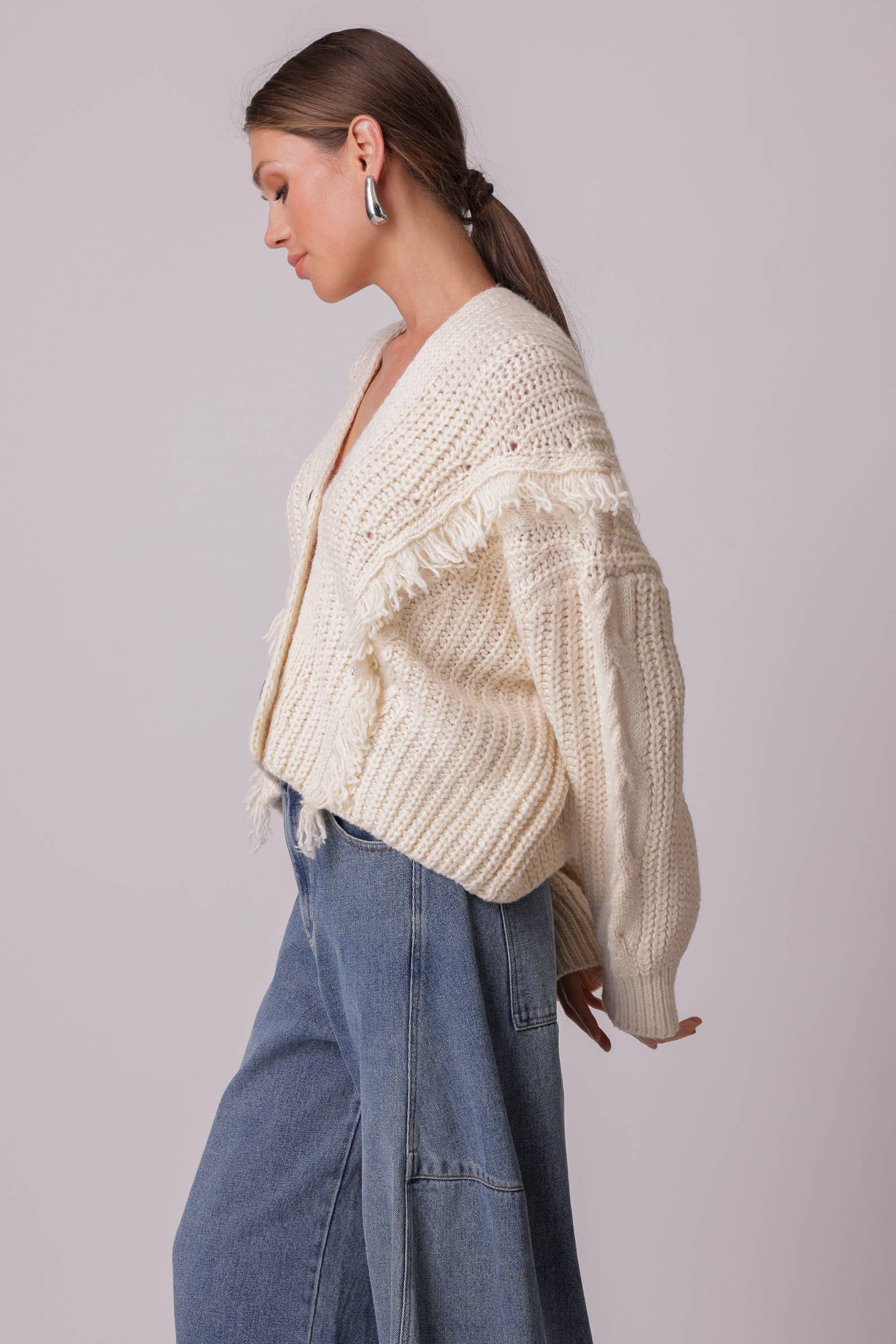 Sade Fringe Cardigan