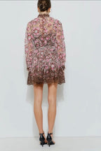 The Bloom + Lace Mini Dress