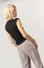 Carine Shirred Side Rib Tank