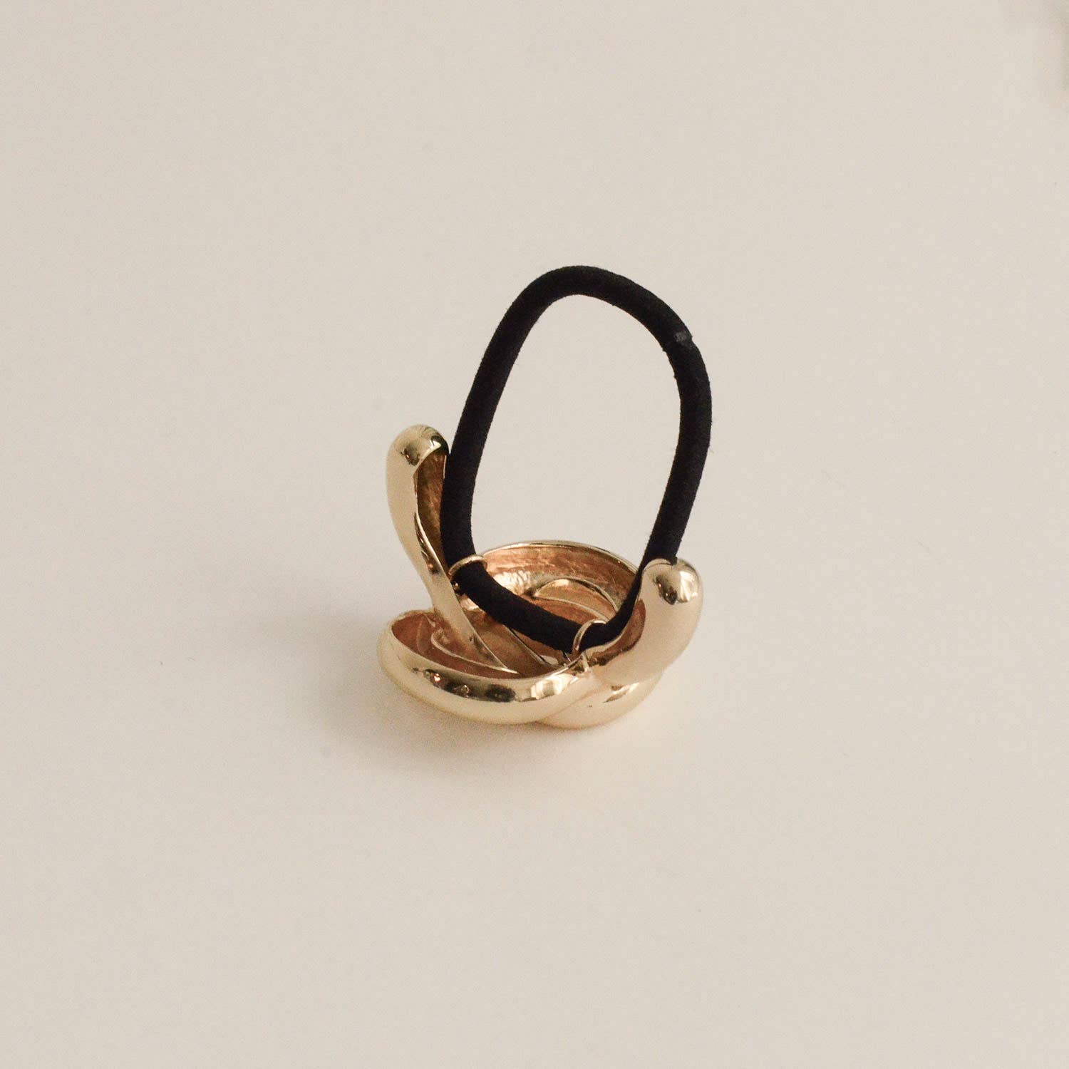 Gold Eternal Loop Ponytail Hair Tie