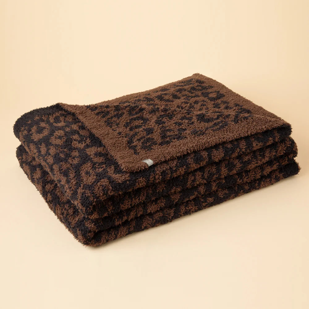 Marshmallow Leopard Blanket