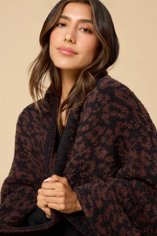 Marshmallow Leopard Blanket