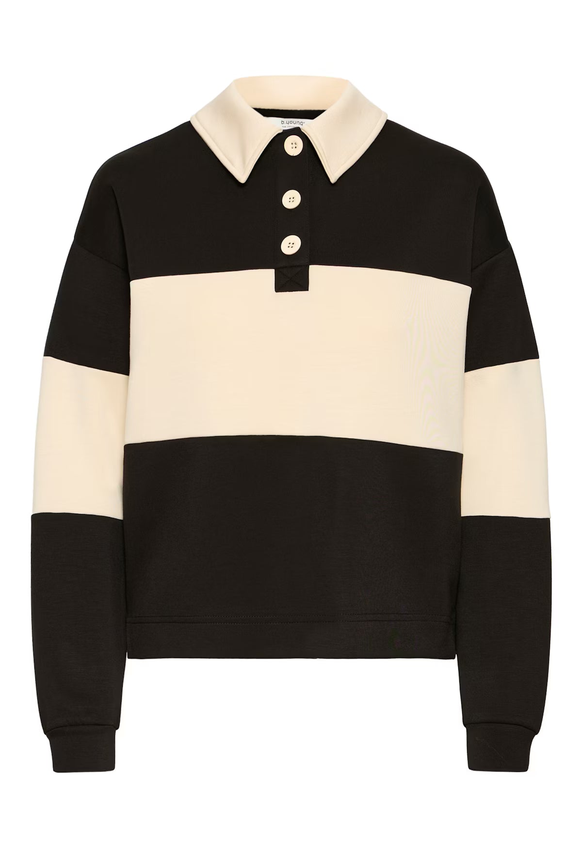 Bypusti Contrast Polo Pullover