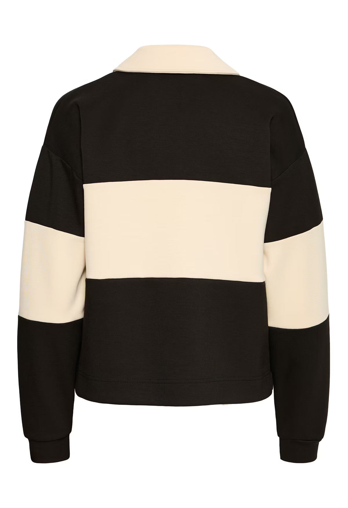 Bypusti Contrast Polo Pullover