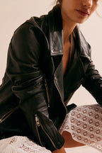 Jealousy Leather Moto Jacket