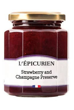 Champagne + Strawberry Preserve