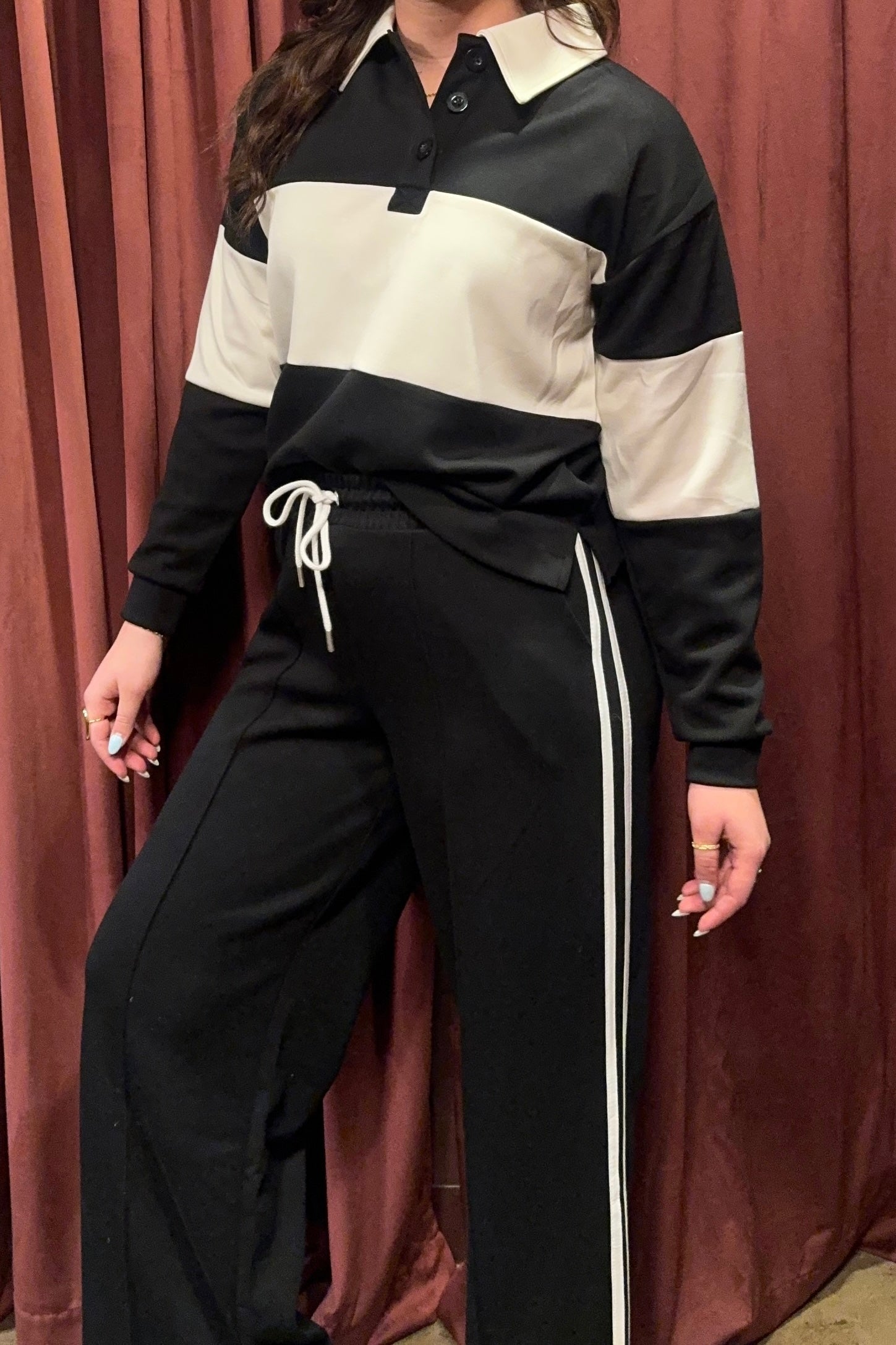 Bypusti Contrast Pants