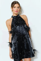 The Midnight Bloom Mini Dress