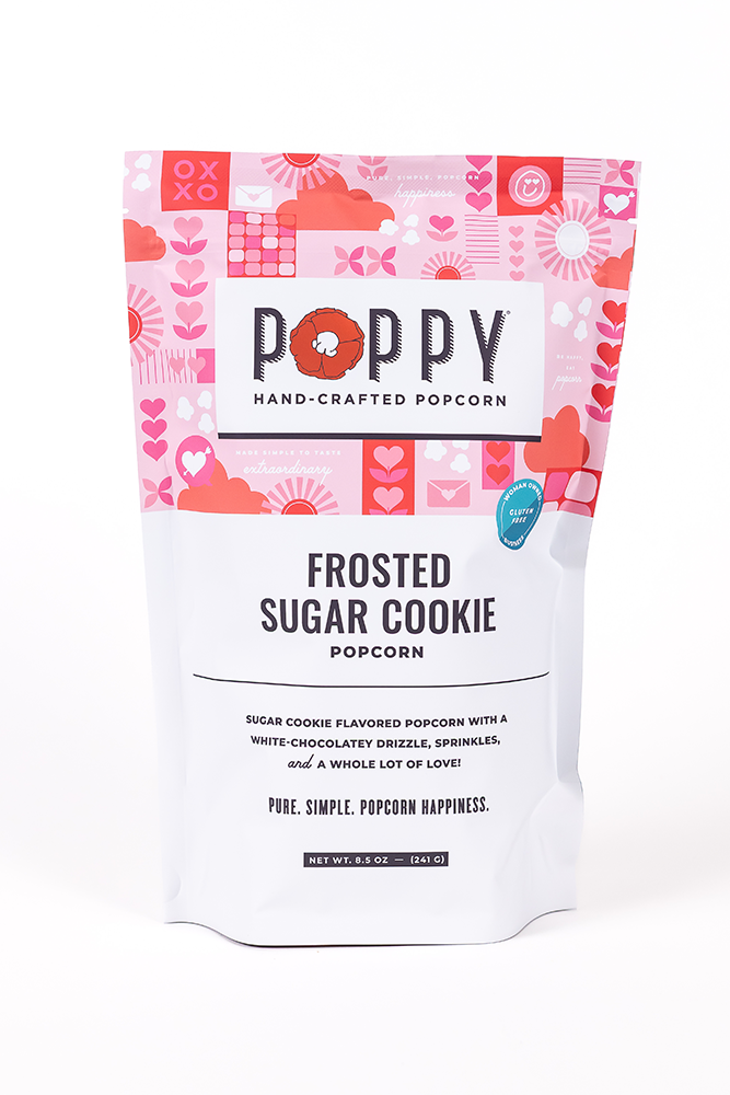 Frosted Sugar Cookie Popcorn