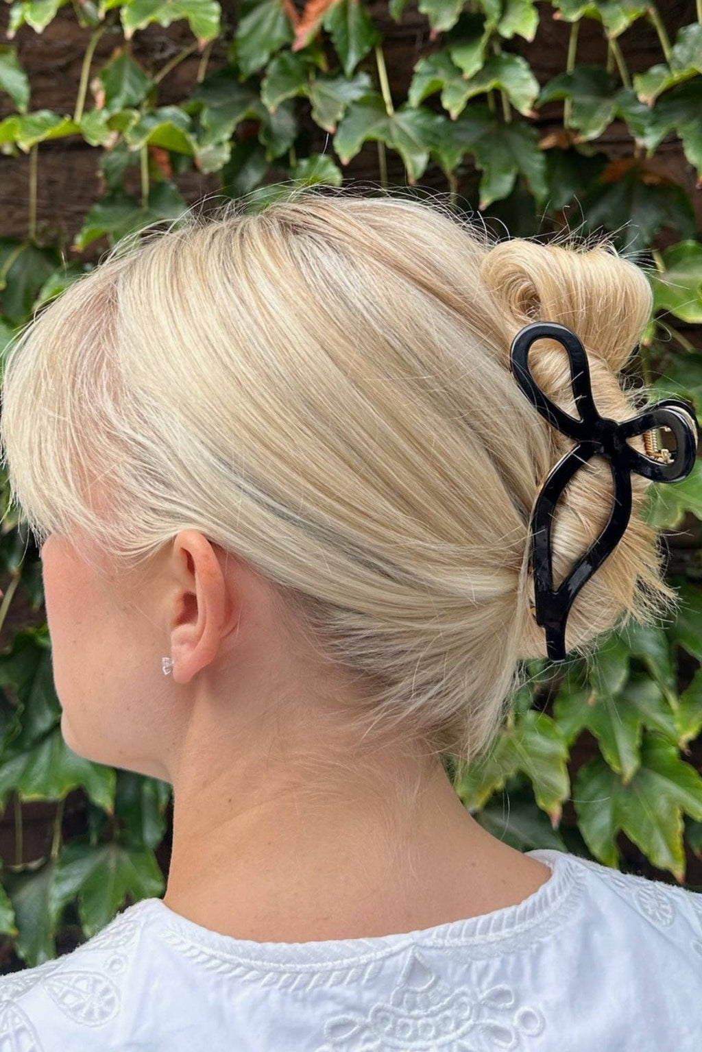 Ballet Bow Acetate Claw Clip
