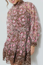 The Bloom + Lace Mini Dress