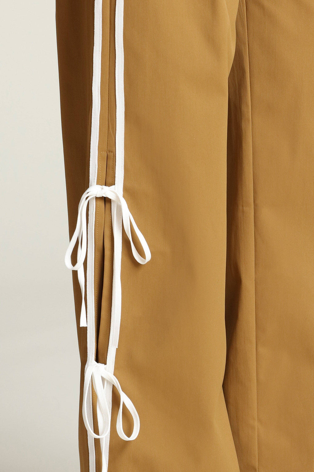 Side Tie Wide Leg Track Pants