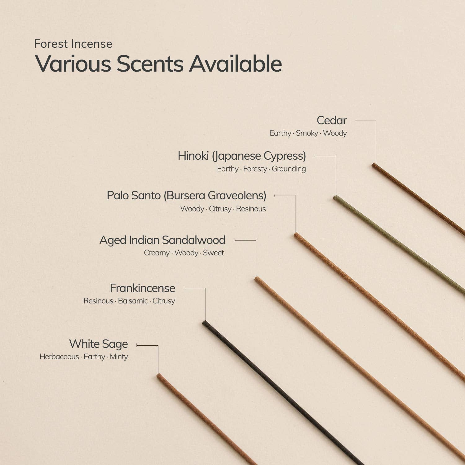 Palo Santo Incense Stick Set