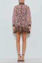 The Bloom + Lace Mini Dress