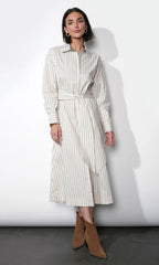 Cosette Open Back Shirt Dress