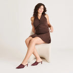 Lexy Berry Calf Hair Mule Heels