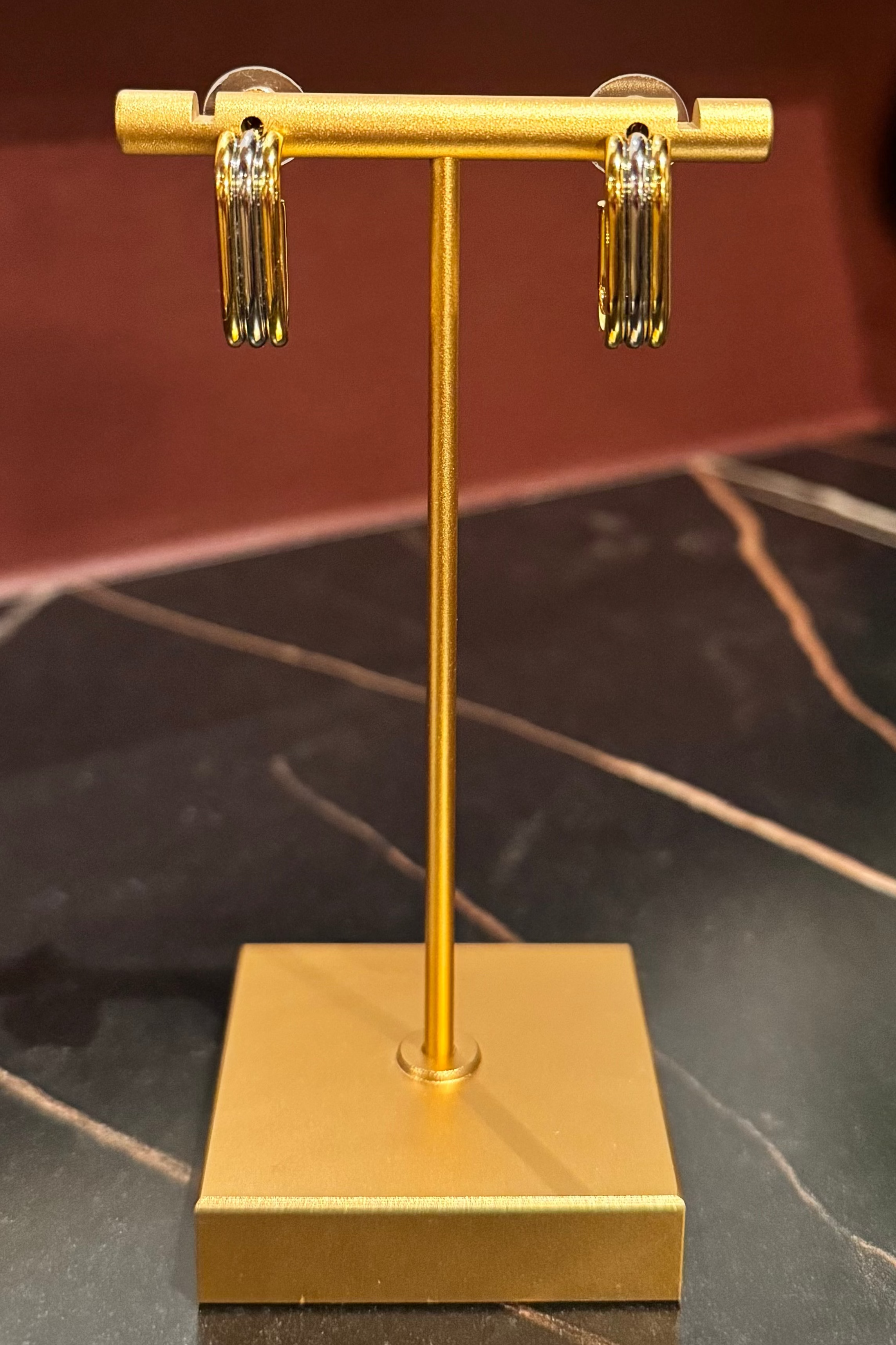 Mixed Metal Earrings