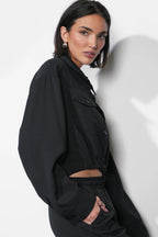 Ina Button Up Cropped Shirt