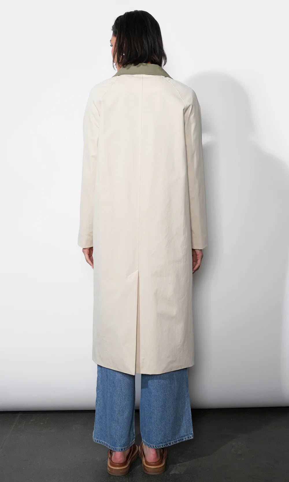 London Trench Coat with Grid Lining