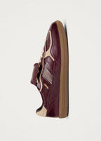 TB. 490 Club Patent Deep Burgundy Leather Sneakers