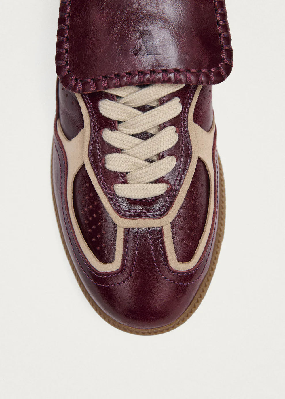 TB. 490 Club Patent Deep Burgundy Leather Sneakers