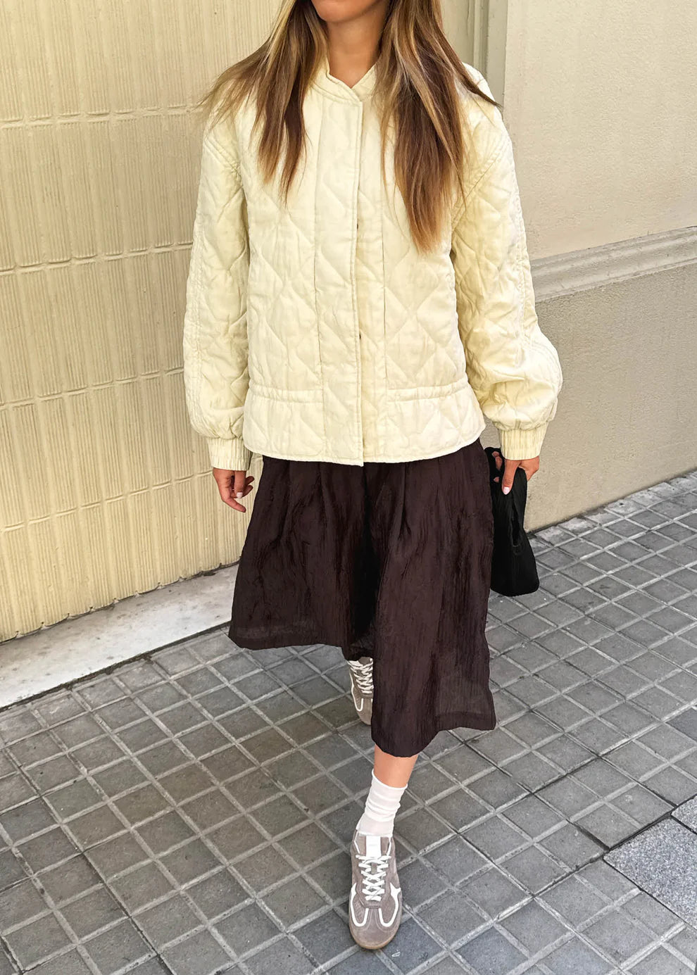 TB. 490 Rife Taupe Leather Sneakers