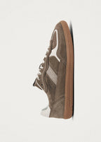 TB. 490 Rife Taupe Leather Sneakers
