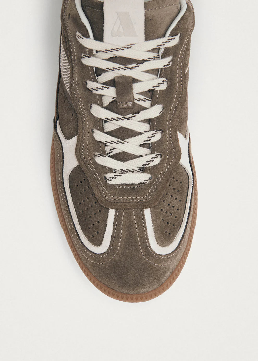 TB. 490 Rife Taupe Leather Sneakers