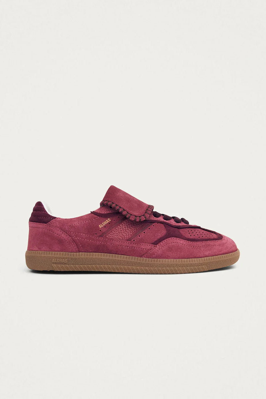 TB. 490 Club Suede Raspberry Leather Sneakers