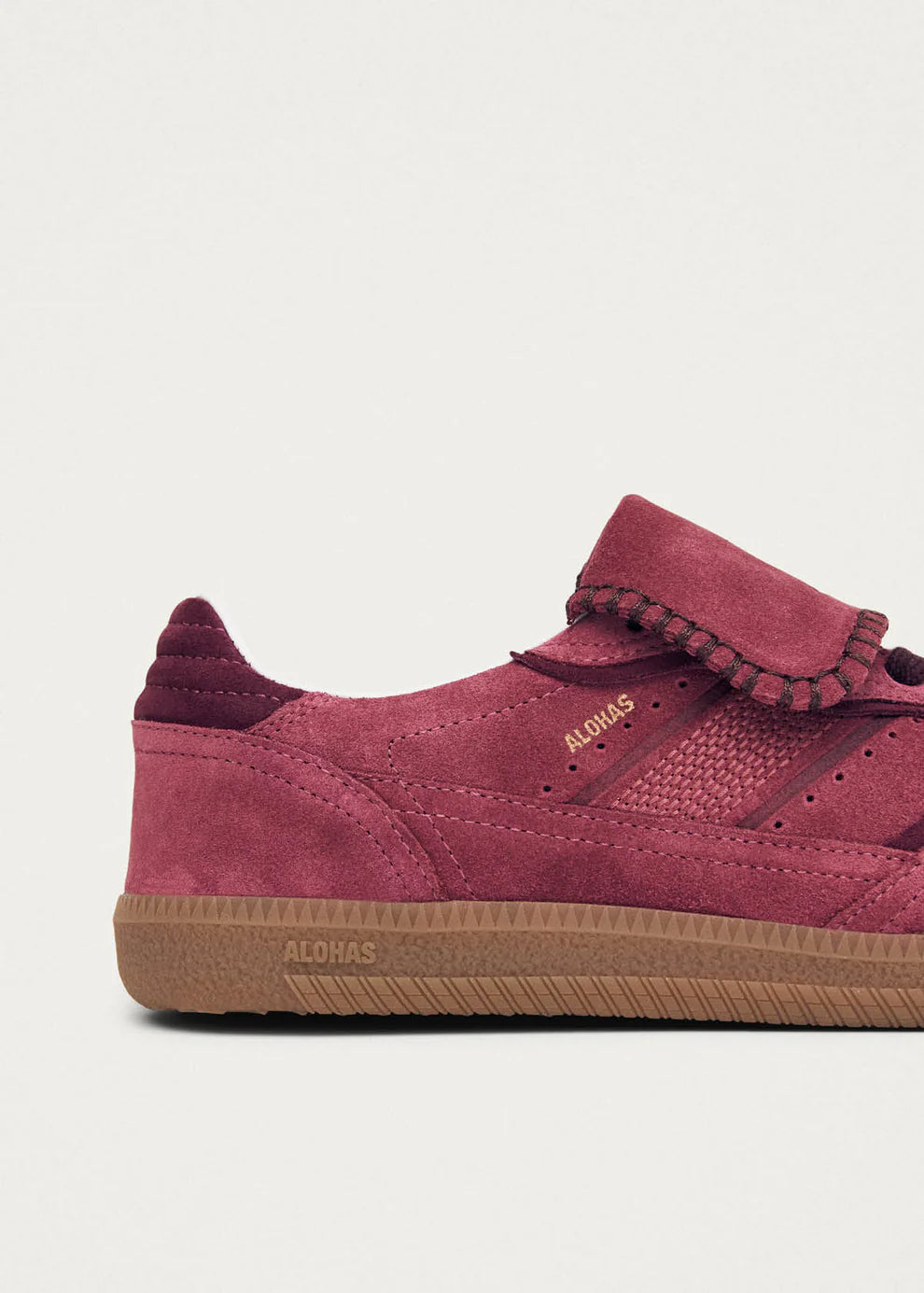 TB. 490 Club Suede Raspberry Leather Sneakers