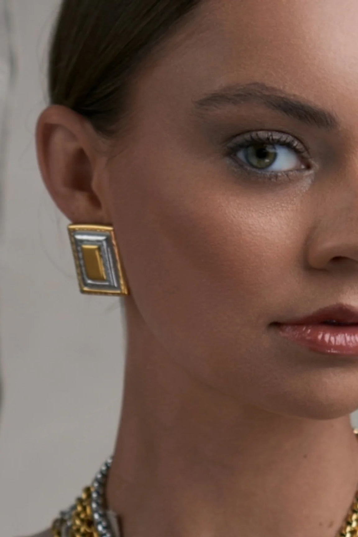 Rectangle Mix Earrings