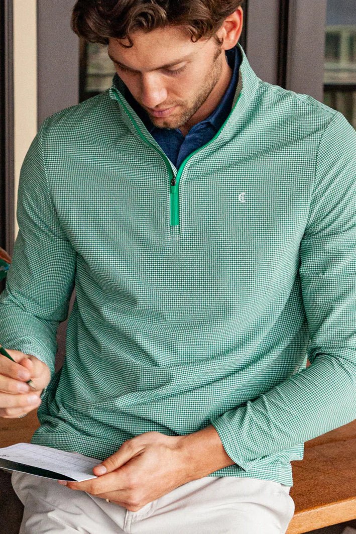 Seersucker Performance Pullover