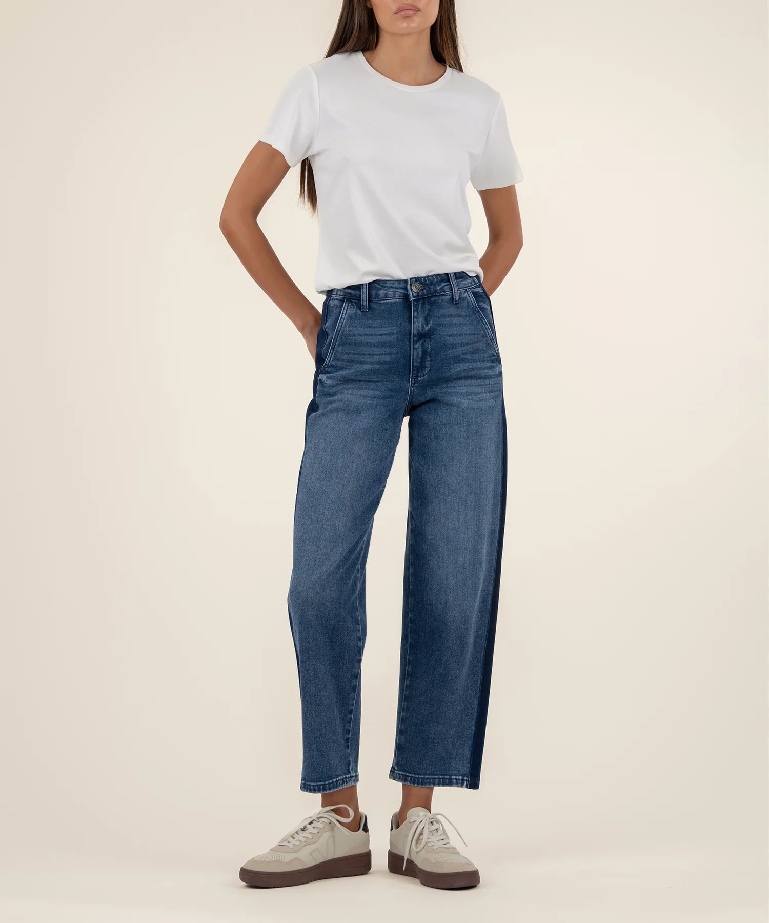 Ashton Wide Leg Barrel Jean