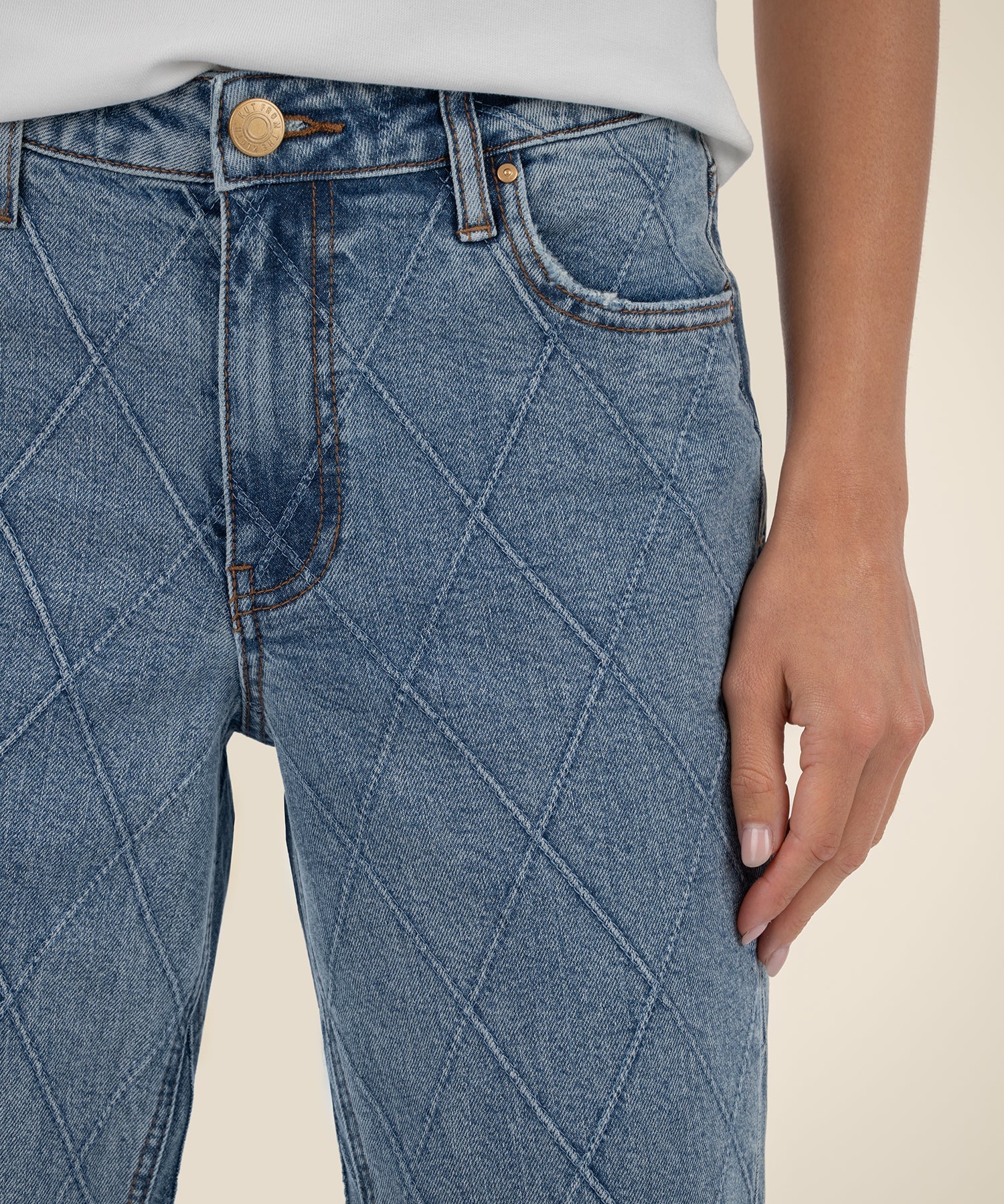 Kelsey High Rise Ankle Flare Jean