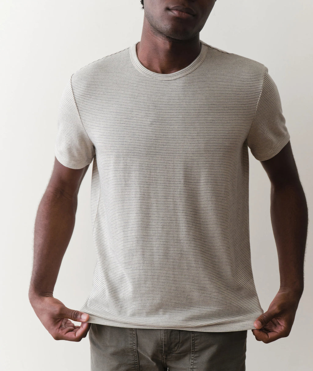 Signature Jacquard Crew Tee