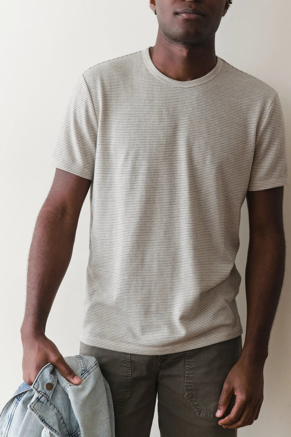 Signature Jacquard Crew Tee