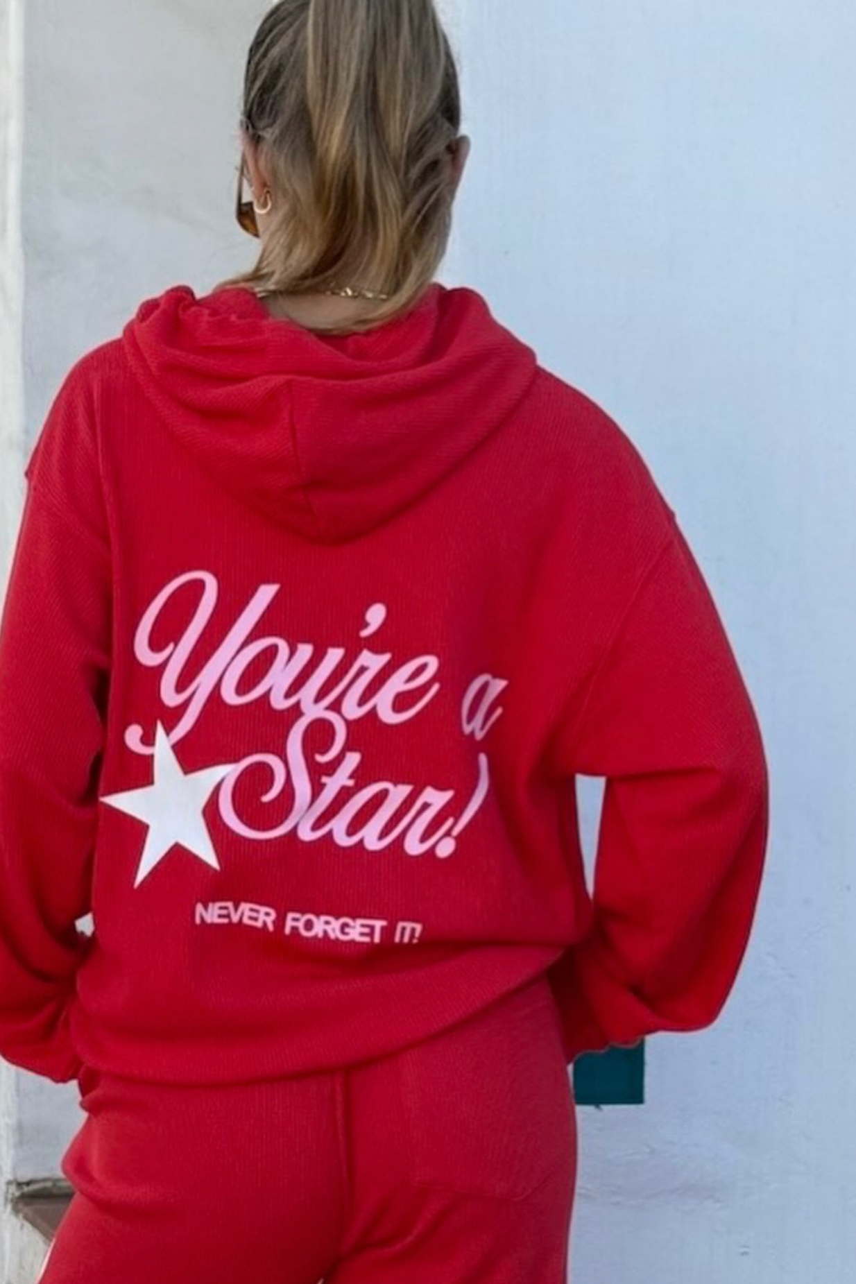 You're a Star Waffle Knit Hoodie