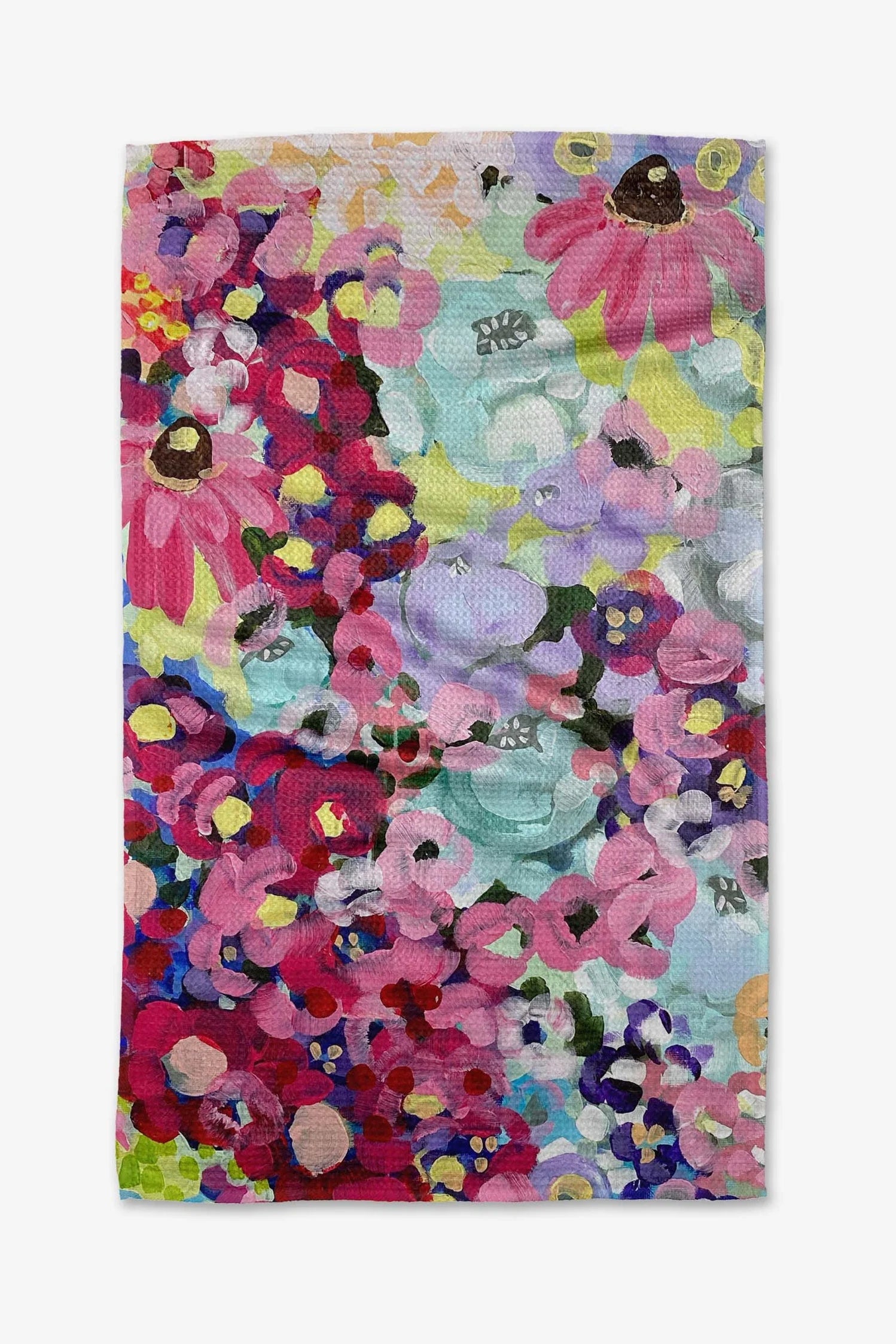 Pink Fields of Joy Tea Towel