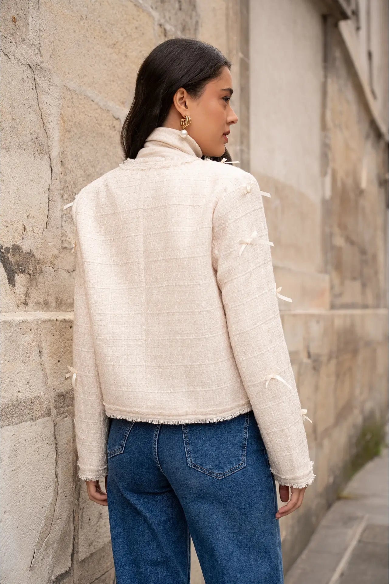 Lola Tweed Jacket + Bows