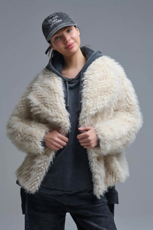 The Cozy Cream Faux Fur Jacket