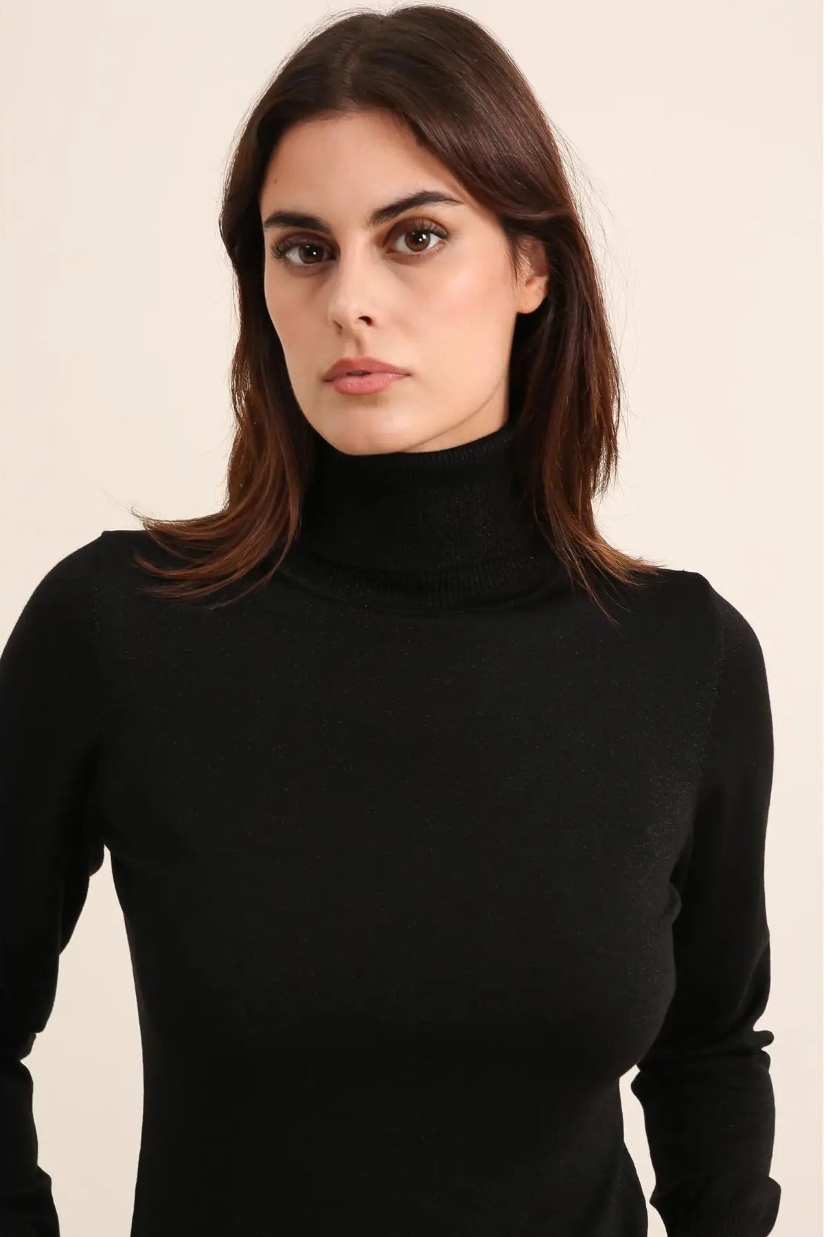 Black Turtleneck Sweater