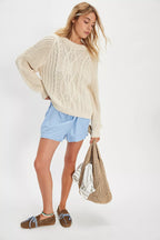 Frankie Cable Knit Sweater