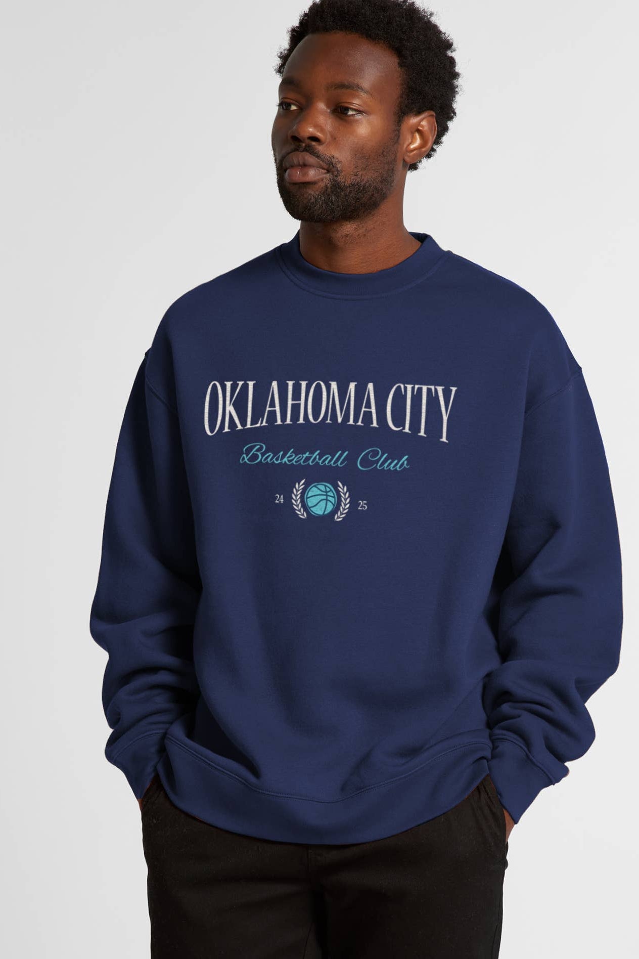 Oklahoma City Thunder Basketball Club Level Pullover Sweatshirt