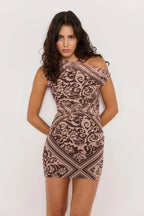 Lumi Mesh Mini Dress