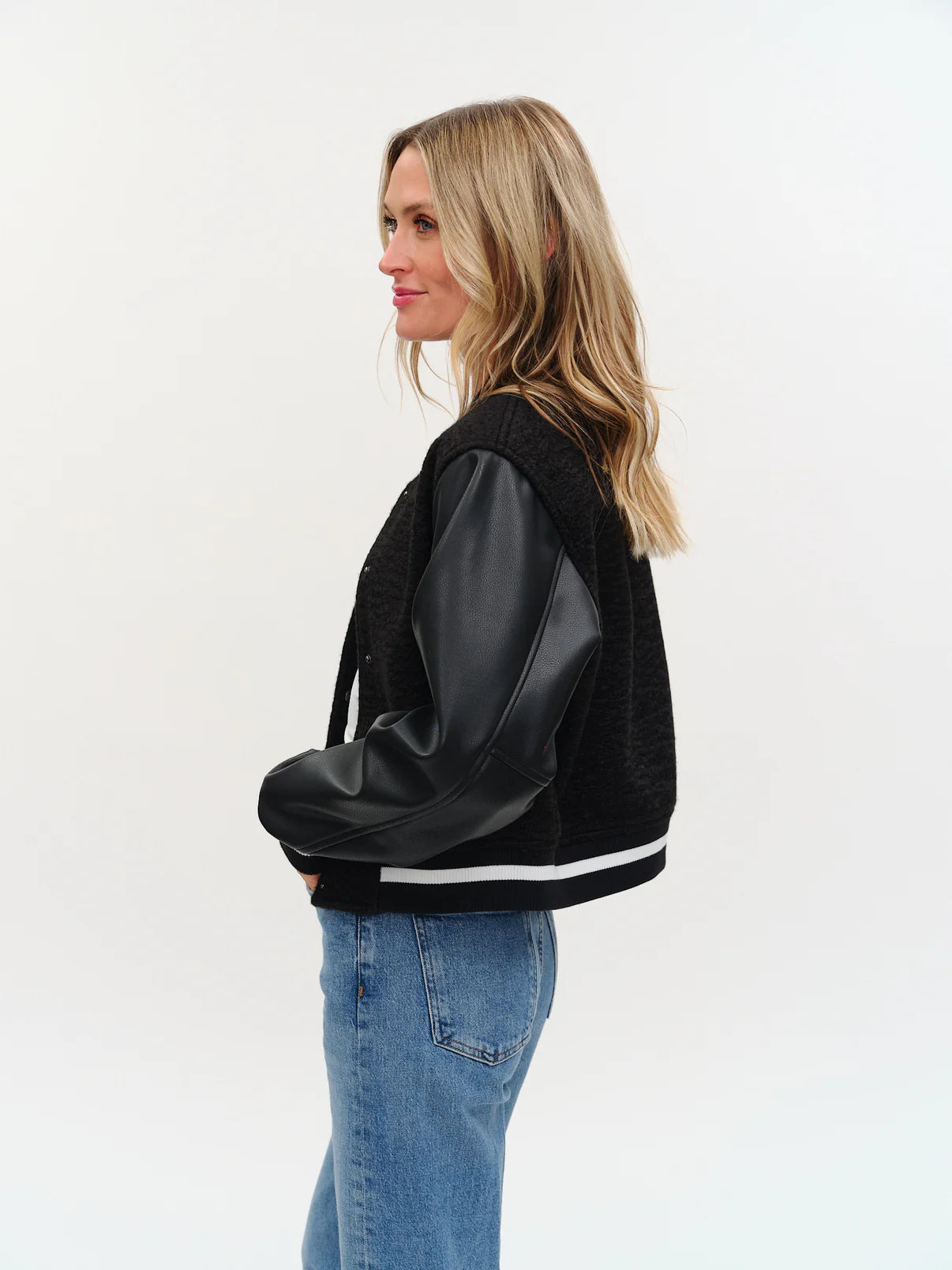 York Faux Shearling Bomber Jacket