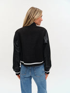 York Faux Shearling Bomber Jacket