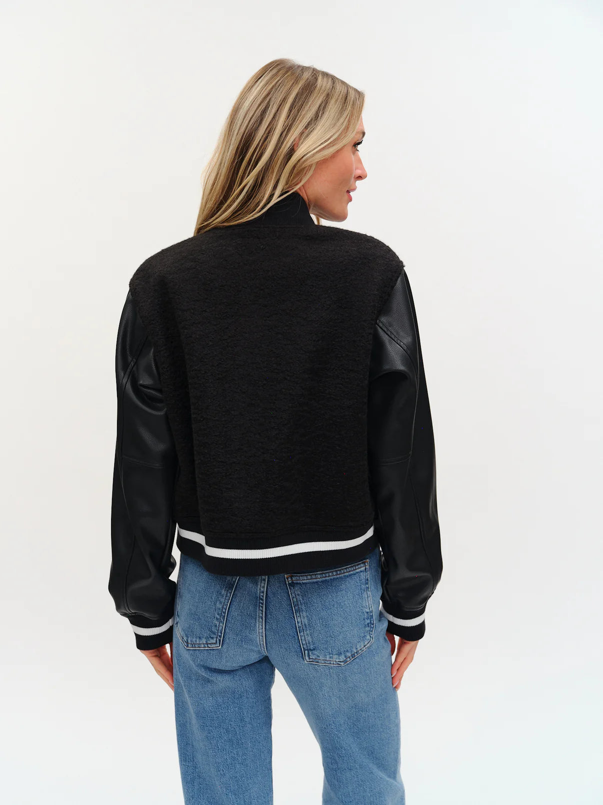 York Faux Shearling Bomber Jacket