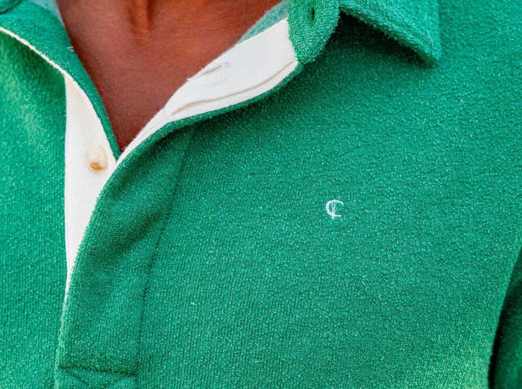 Terry Fleece Collared Shirt
