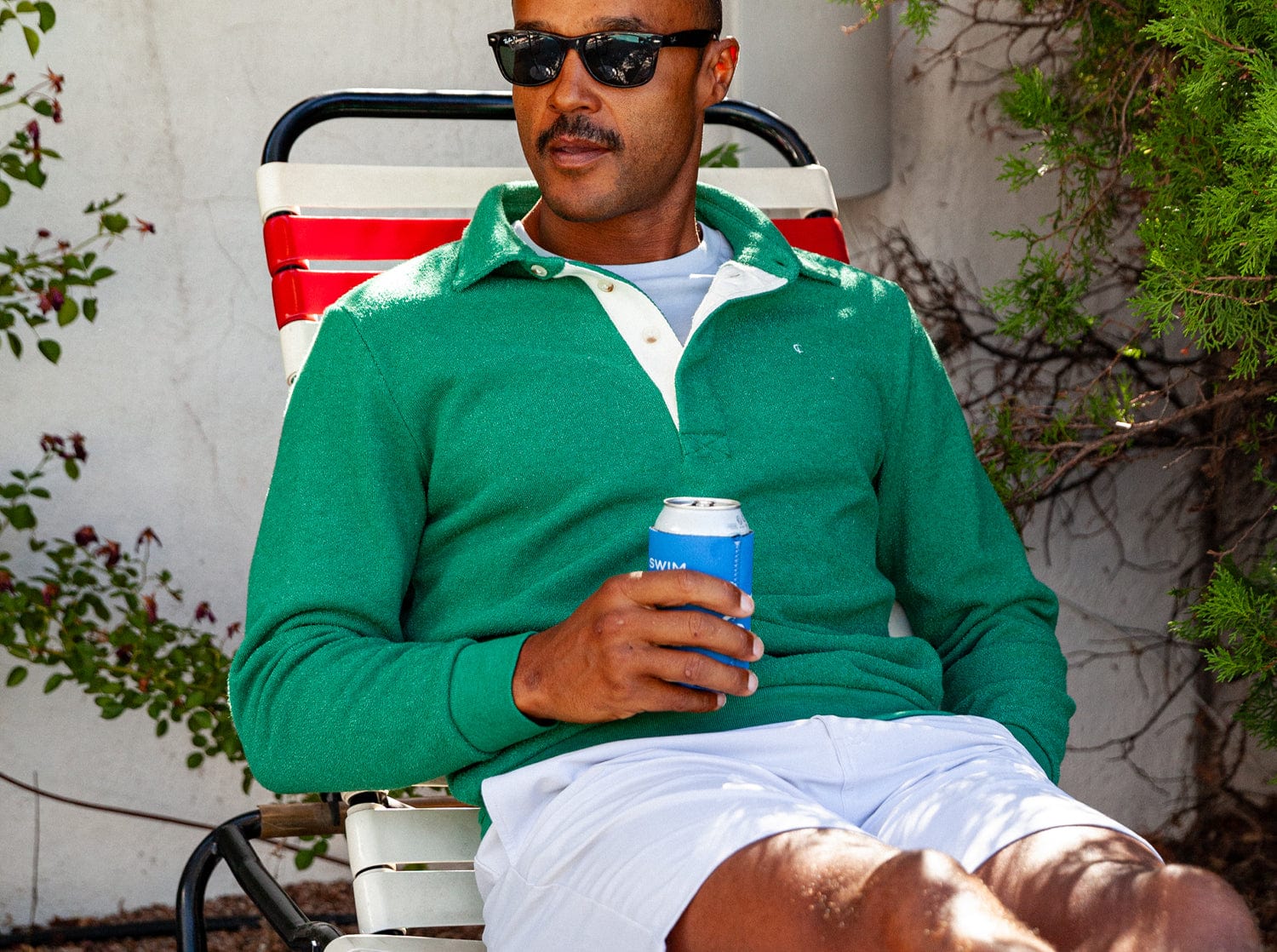 Terry Fleece Collared Shirt