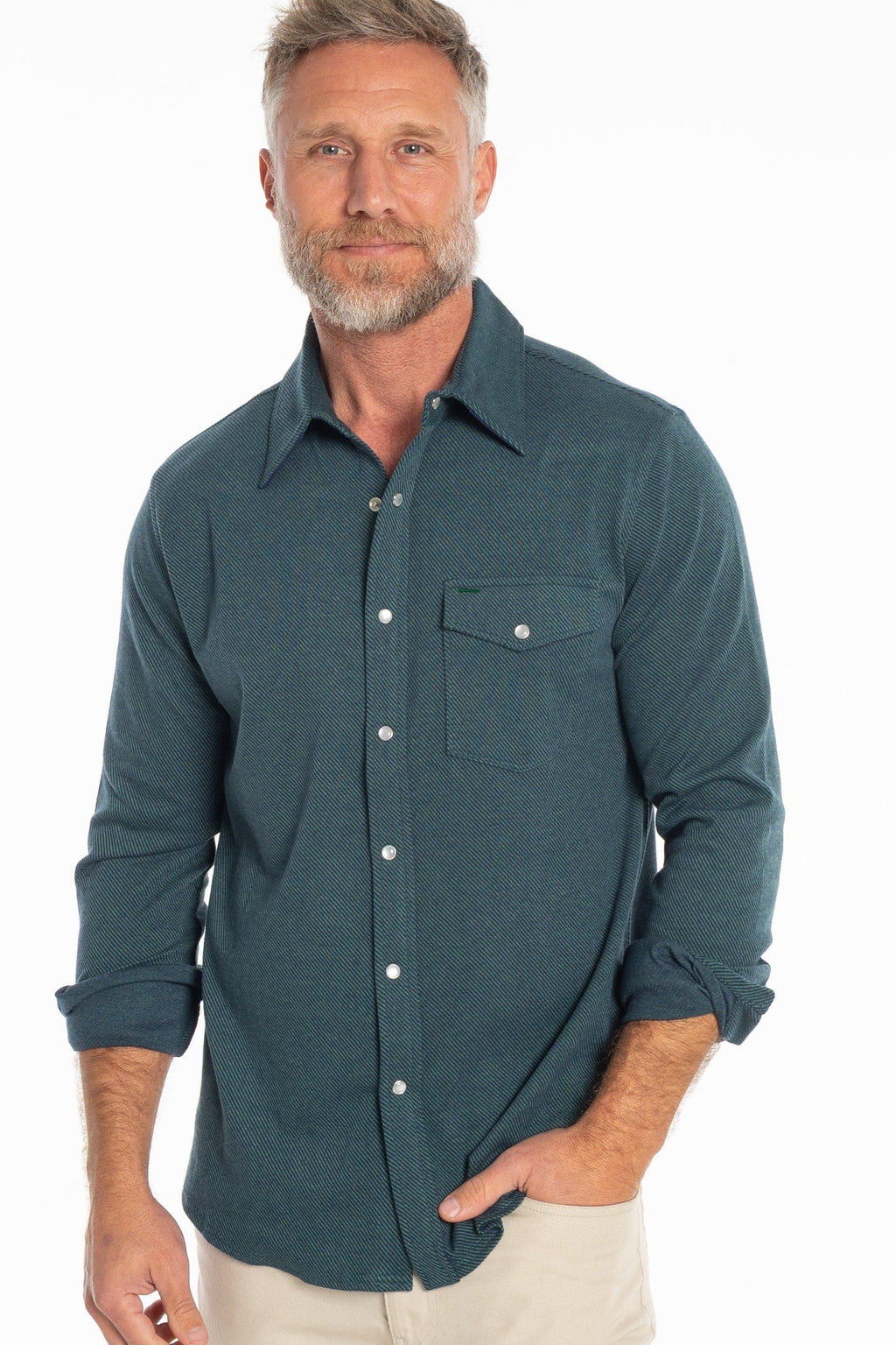 Chill Knit Pearl Snap